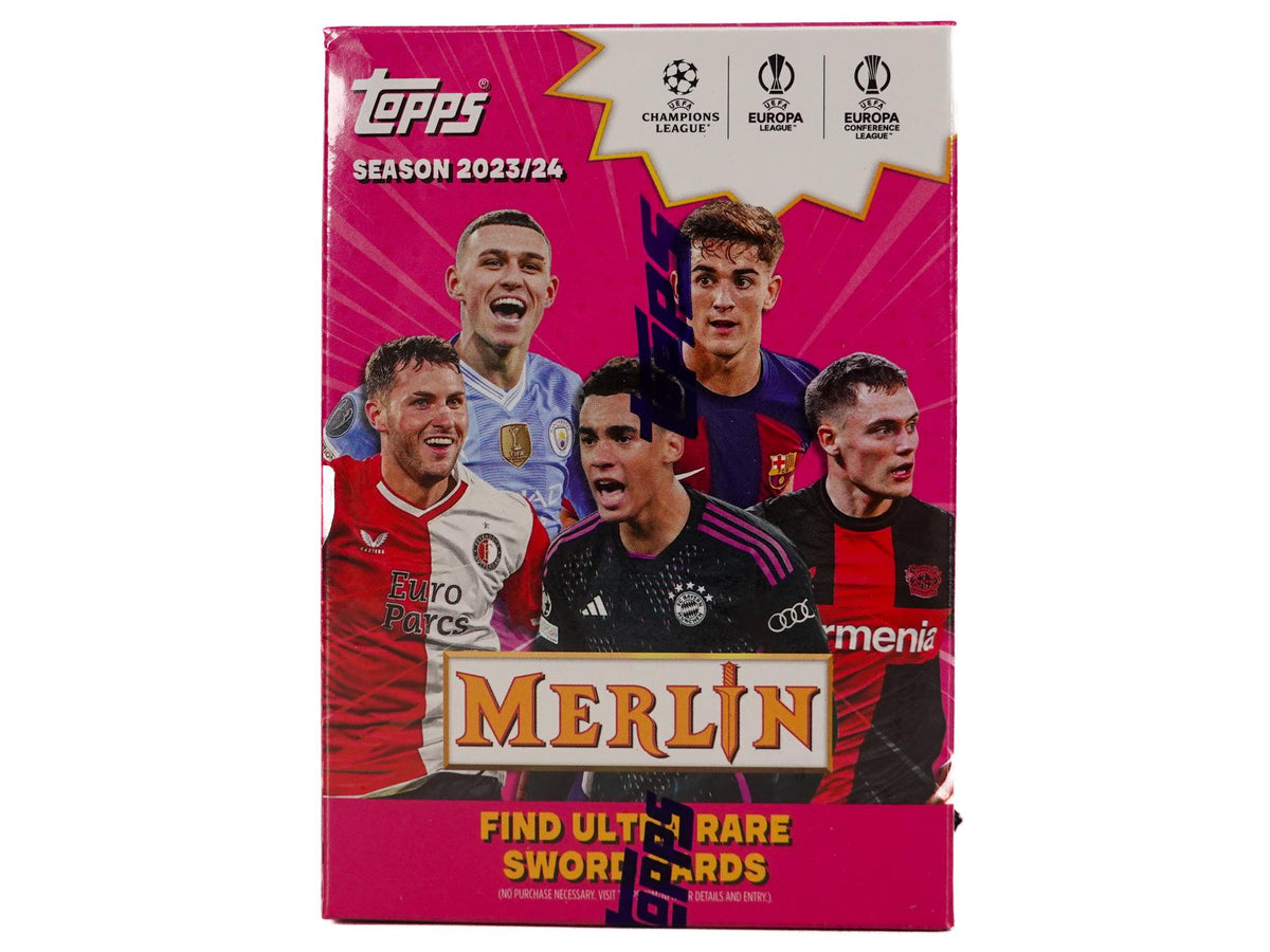 2023/24 Topps Chrome Merlin UEFA Club Competitions Soccer Blaster Box