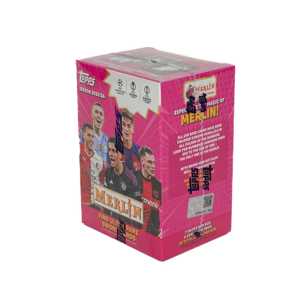 2023/24 Topps Chrome Merlin UEFA Club Competitions Soccer Blaster Box