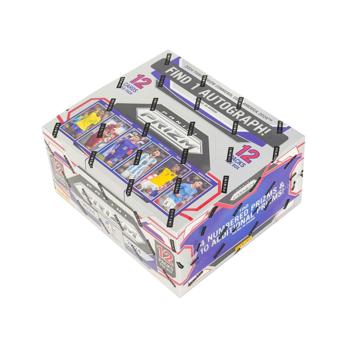 2023/24 Panini Prizm Copa America Soccer Hobby 12-Box Case