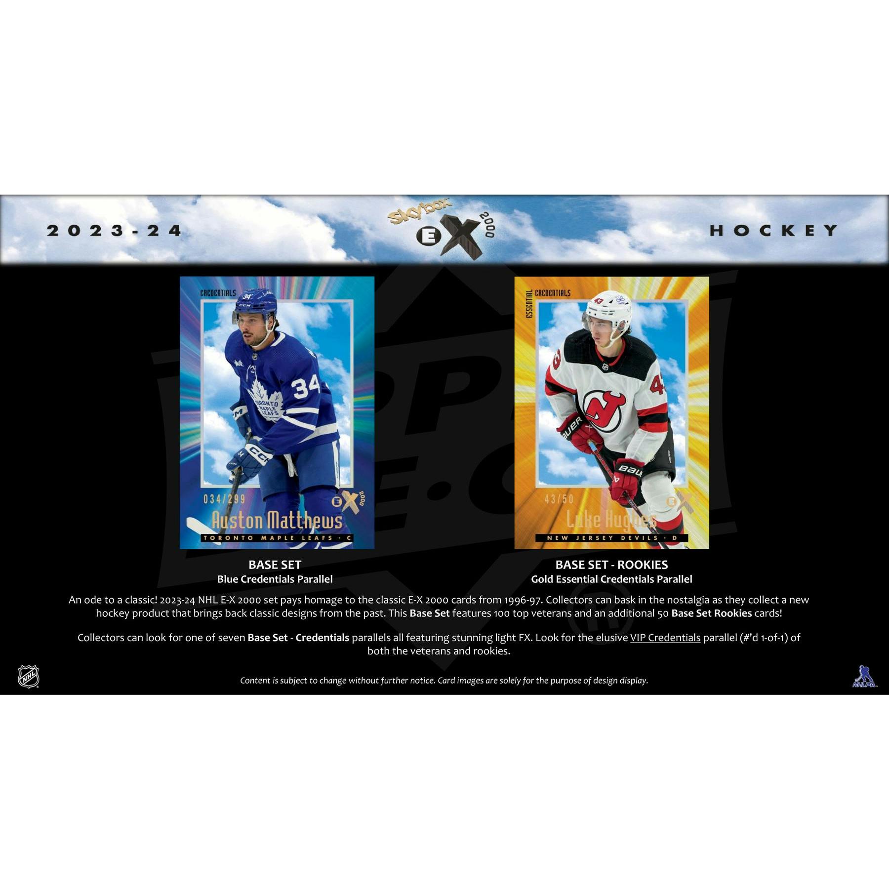 2023/24 Upper Deck Skybox E-X 2000 Hockey Hobby Box