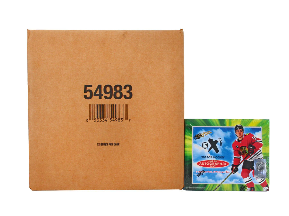 2023/24 Upper Deck Skybox E-X 2000 Hockey Hobby 12-Box Case