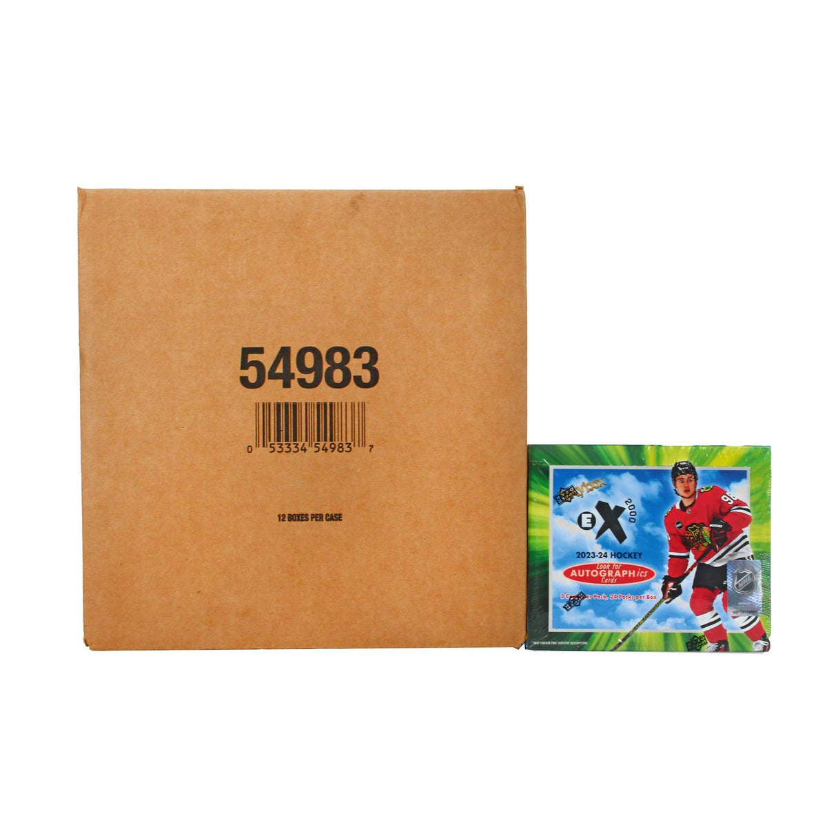 2023/24 Upper Deck Skybox E-X 2000 Hockey Hobby 12-Box Case