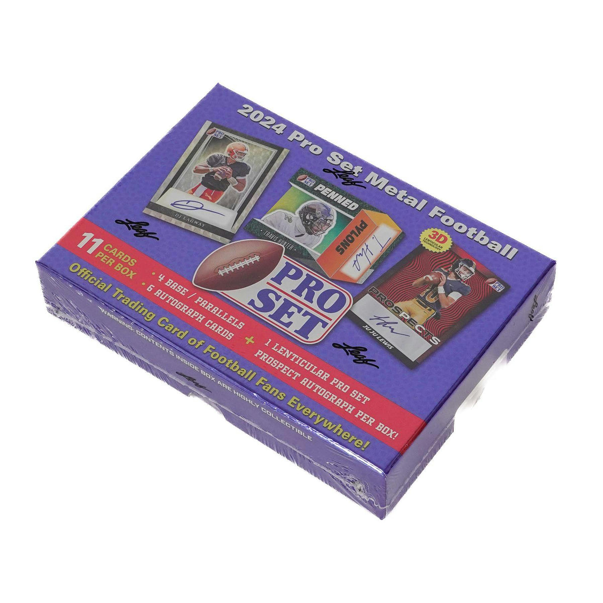 2024 Leaf Pro Set Metal Football Hobby Box