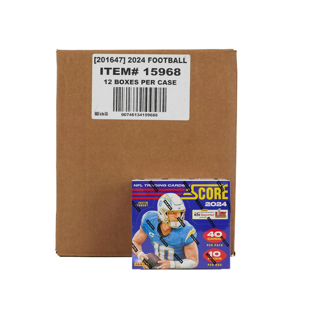 2024 Panini Score Football Hobby 12-Box Case