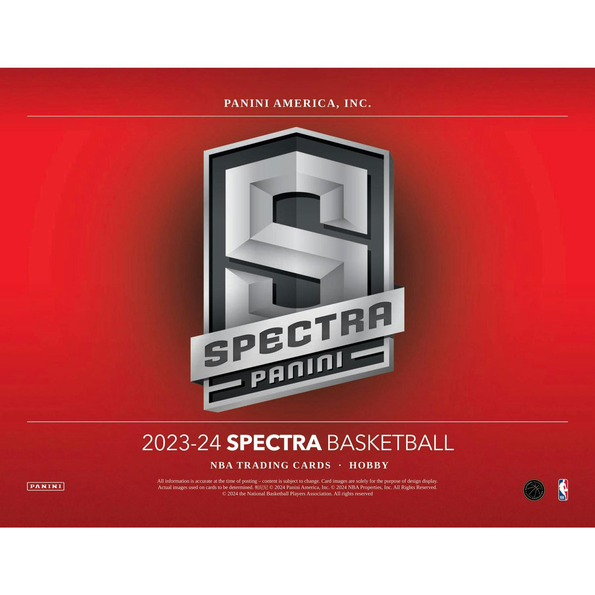 2023/24 Panini Spectra Basketball Hobby 8-Box Case