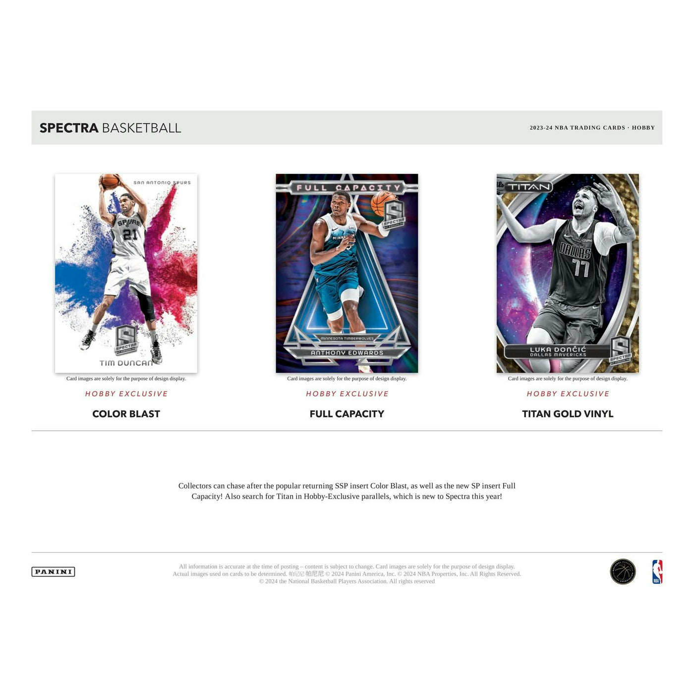 2023/24 Panini Spectra Basketball Hobby 8-Box Case