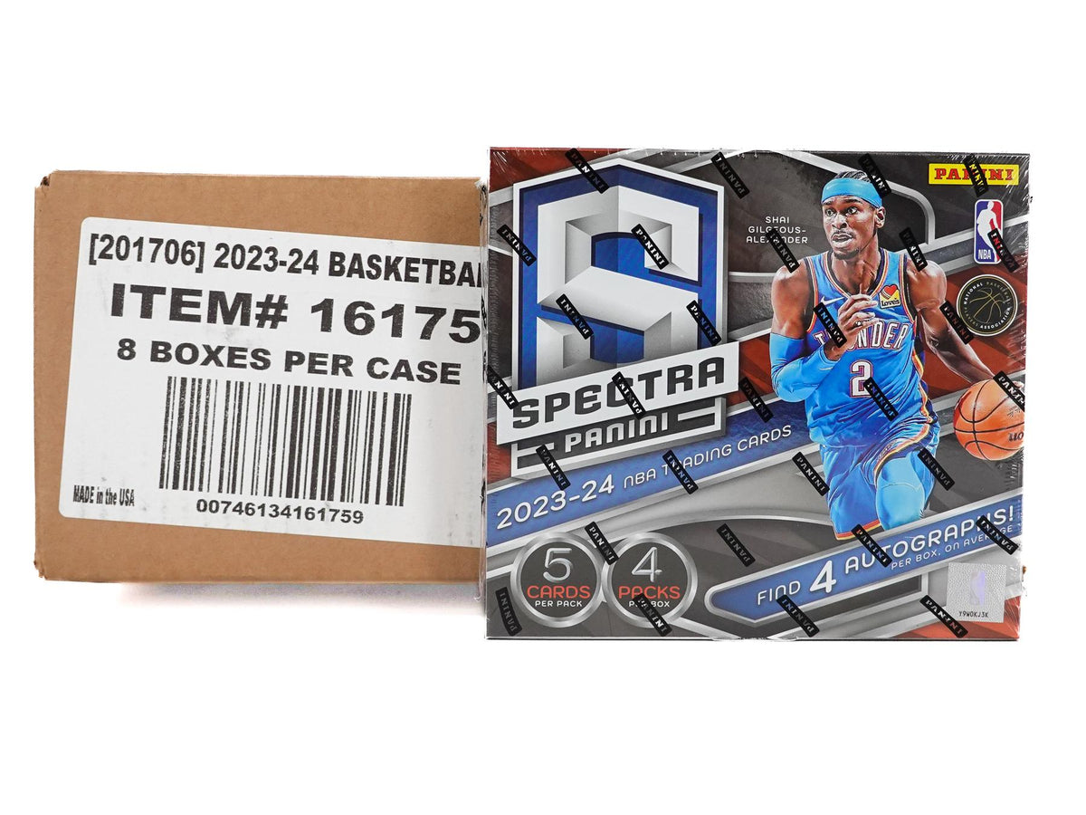 2023/24 Panini Spectra Basketball Hobby 8-Box Case