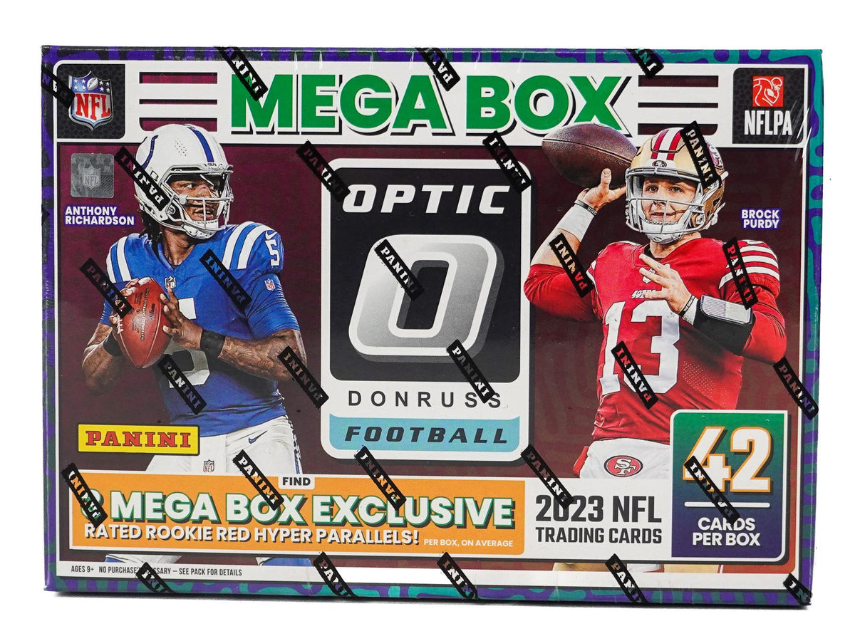 2023 Panini Donruss Optic Football Mega Hobby Box (Red Hyper Parallels)