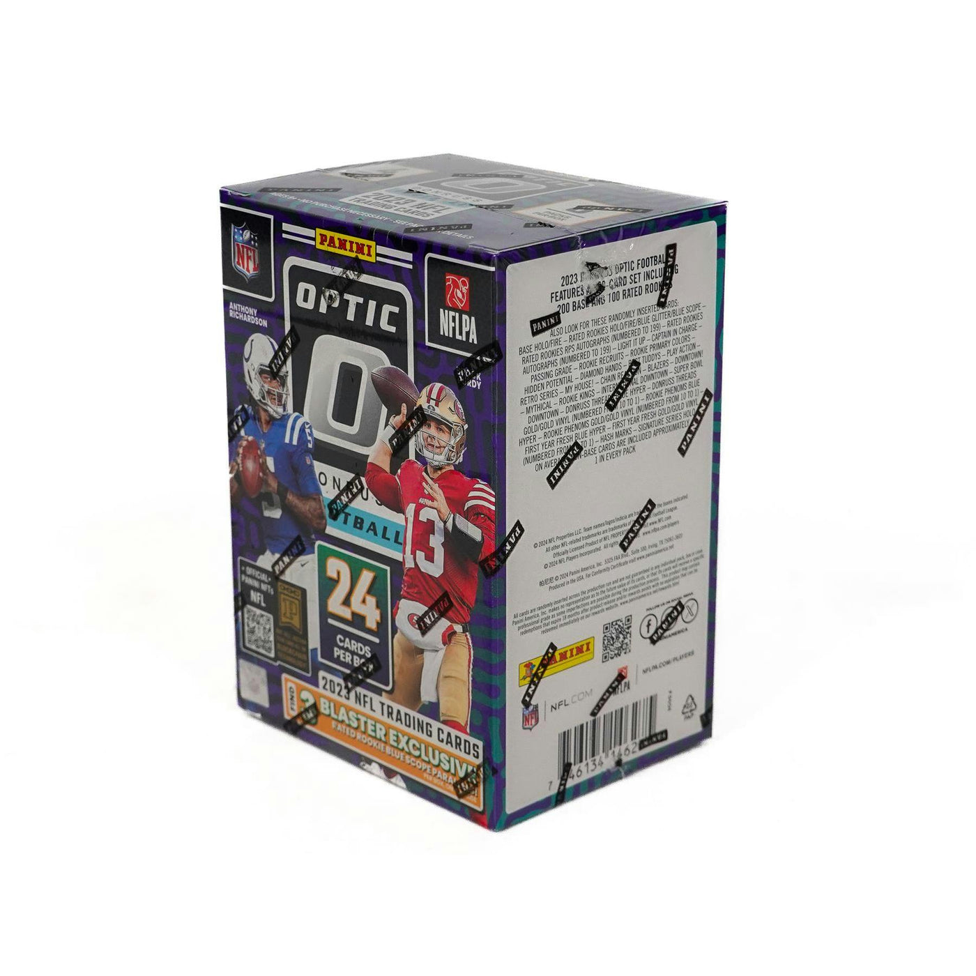 2023 Panini Donruss Optic Football Blaster Hobby Box (Blue Scope Parallels)