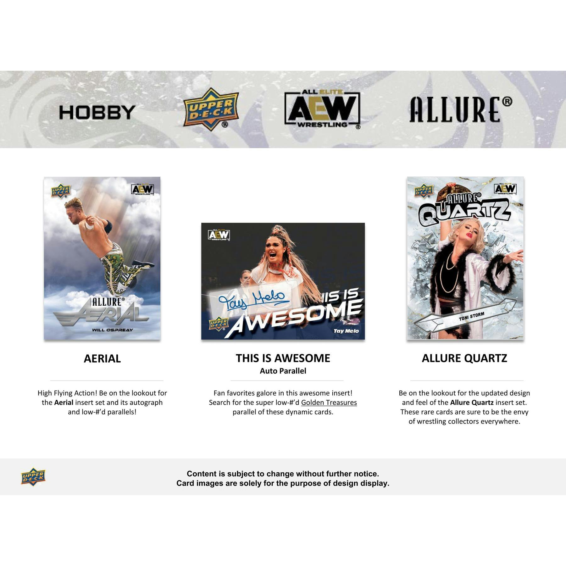 2024 Upper Deck AEW Allure Wrestling Hobby Box