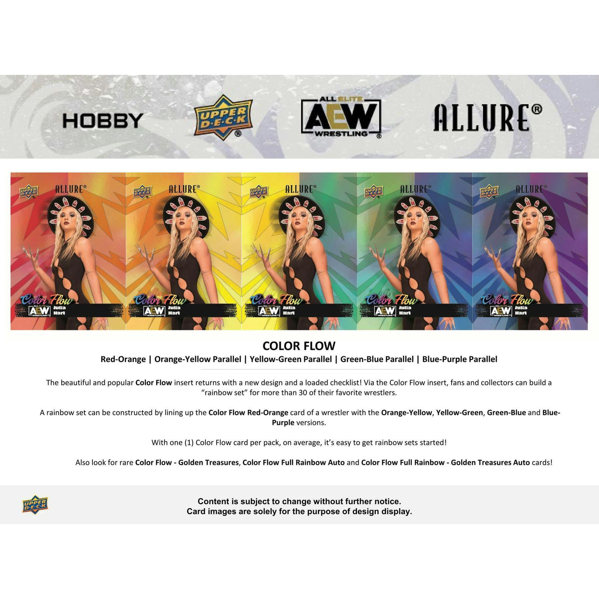 2024 Upper Deck AEW Allure Wrestling Hobby 18-Box Case