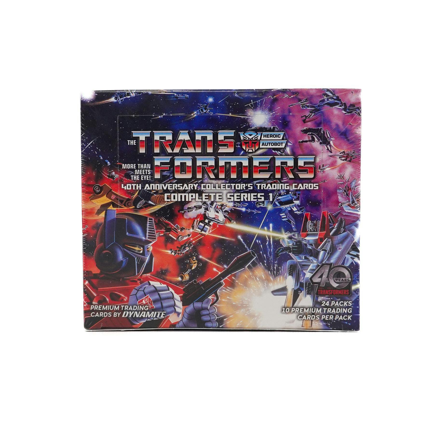 2024 Dynamite Entertainment Transformers 40th Anniversary Trading Cards Hobby 12-Box Case