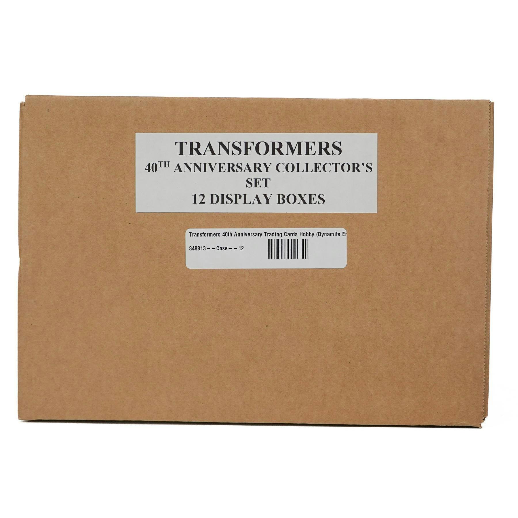 2024 Dynamite Entertainment Transformers 40th Anniversary Trading Cards Hobby 12-Box Case