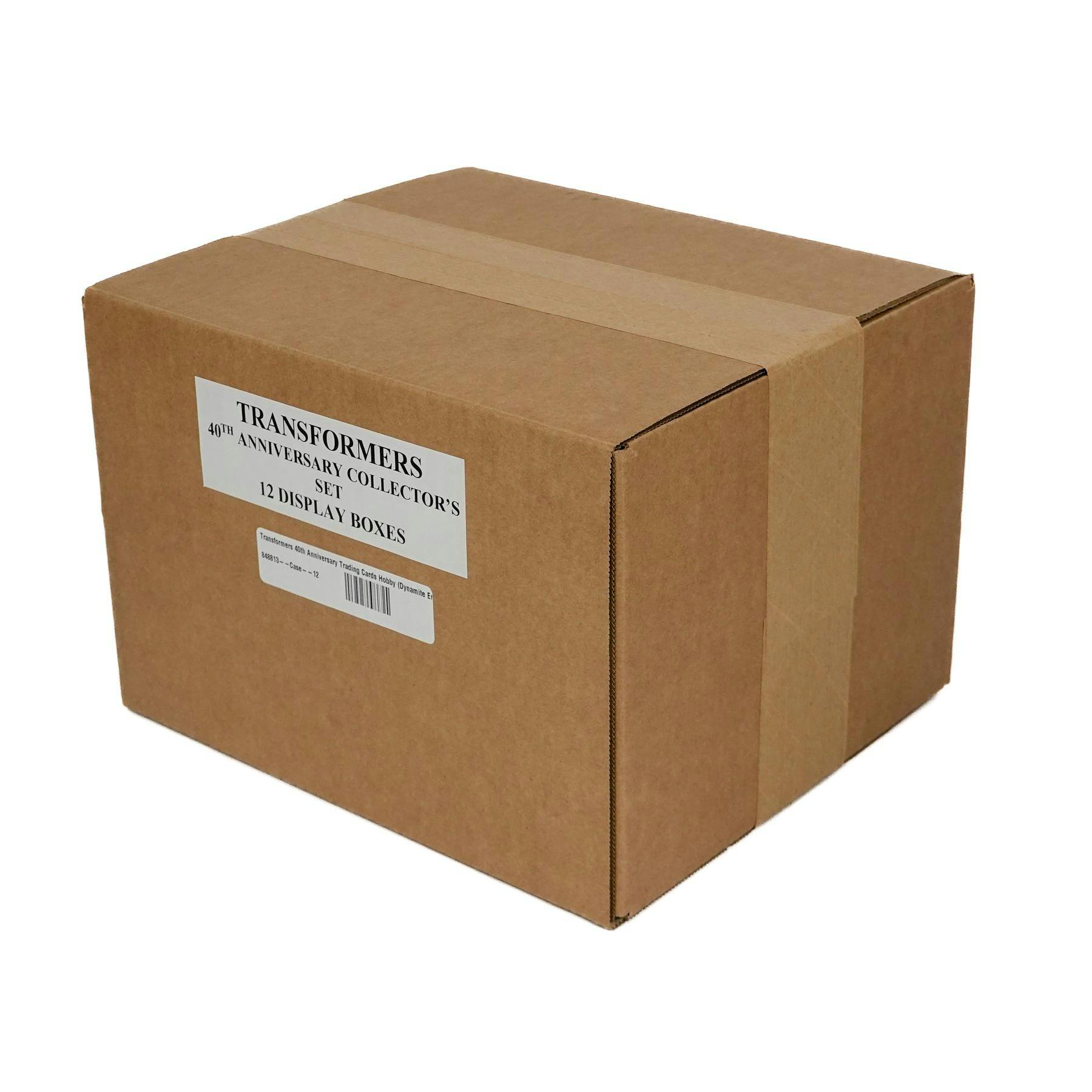 2024 Dynamite Entertainment Transformers 40th Anniversary Trading Cards Hobby 12-Box Case