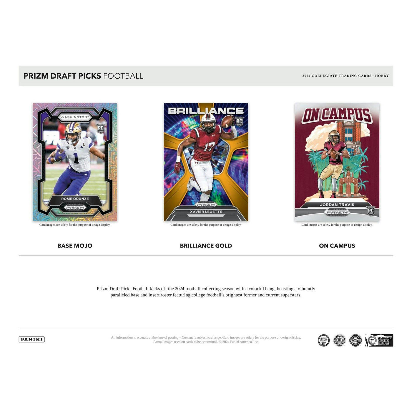 2024 Panini Prizm Draft Picks Football 1st Off the Line FOTL Hobby Box