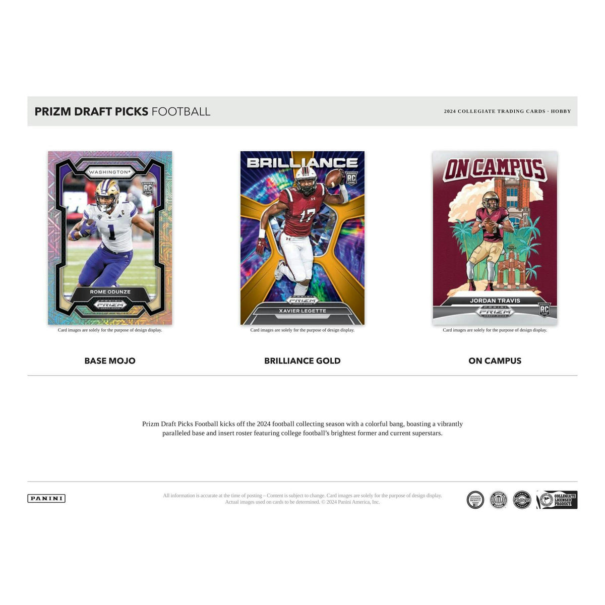 2024 Panini Prizm Draft Picks Football Hobby Box