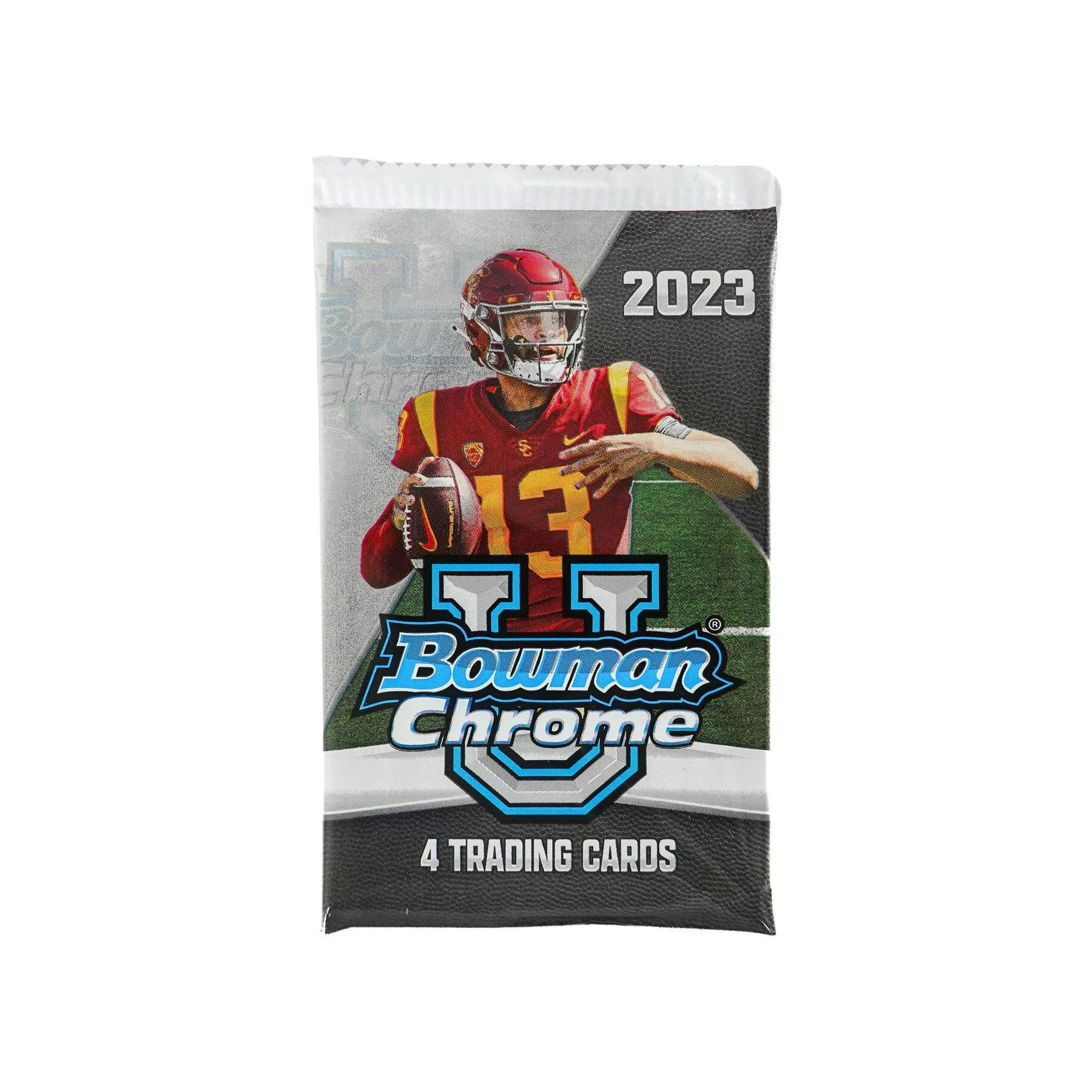 2023 Bowman University Chrome Football Blaster Box