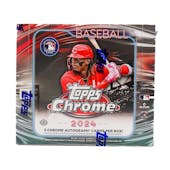 2024 Topps Chrome Baseball Hobby Jumbo Box