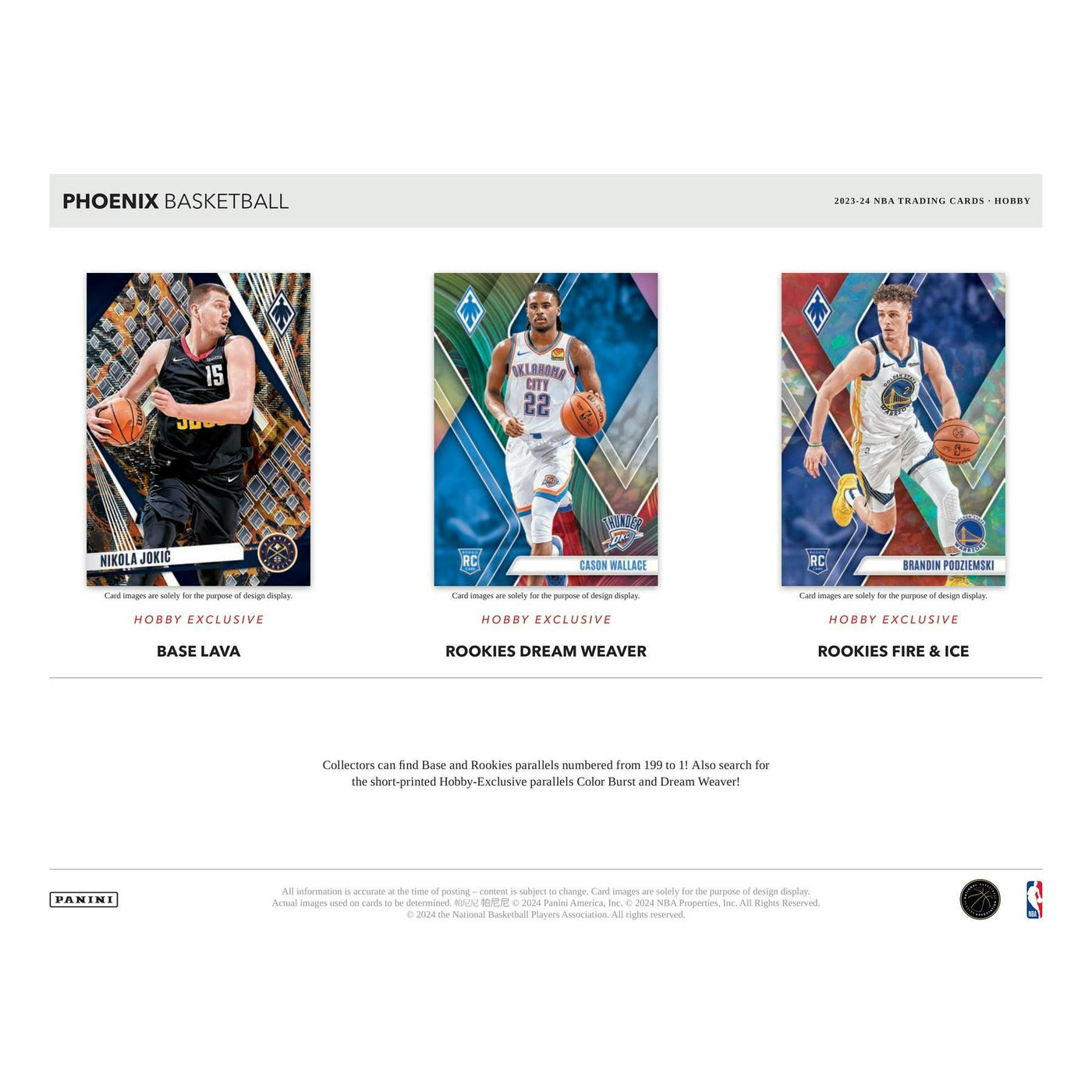 2023/24 Panini Phoenix Basketball Hobby 16-Box Case