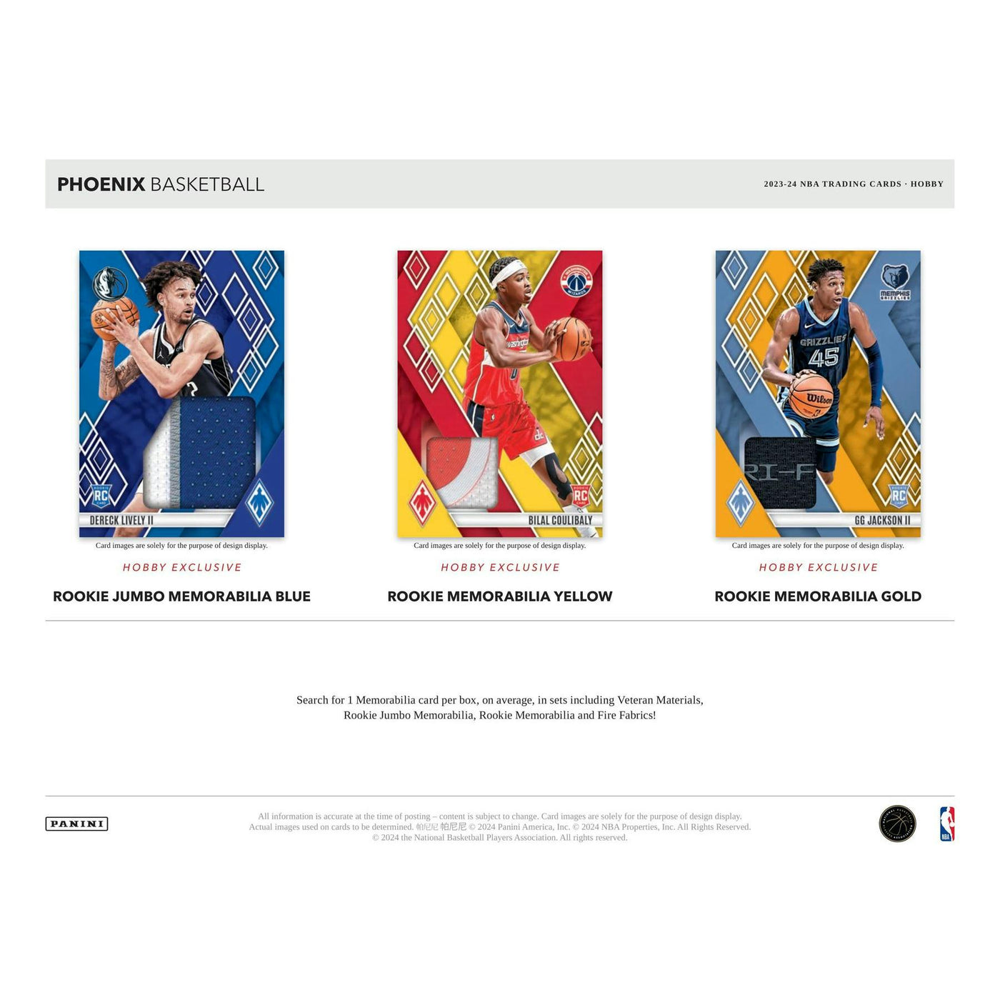 2023/24 Panini Phoenix Basketball Hobby 16-Box Case