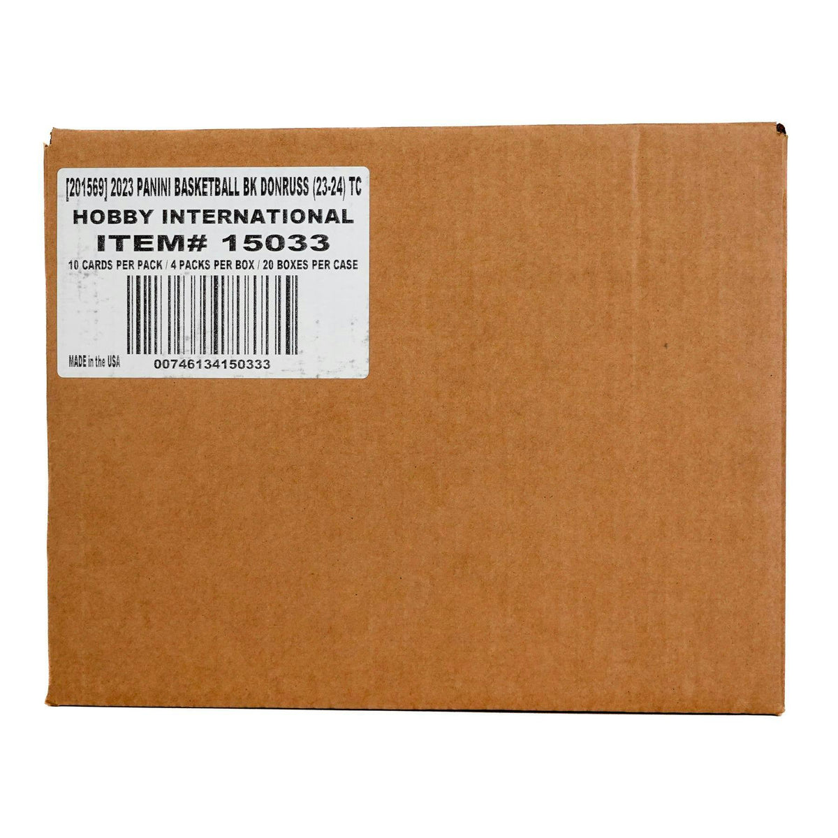 2023/24 Panini Donruss Basketball International Hobby 20-Box Case