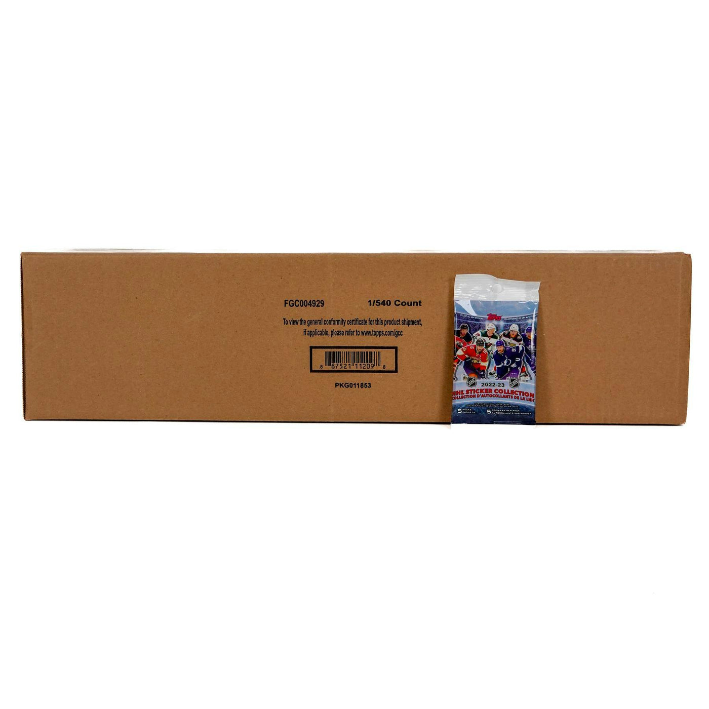 2022/23 Topps NHL Hockey Sticker Collection Hanger Pack Case (25 Stickers!) (540 Ct.)