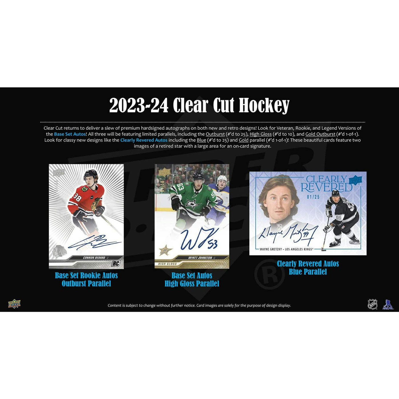2023/24 Upper Deck Clear Cut Hockey Hobby 30-Box Case