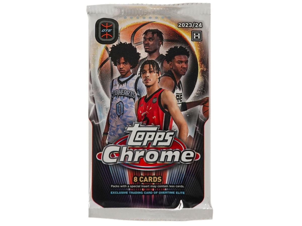 2023/24 Topps Chrome Overtime Elite Basketball Hobby Pack