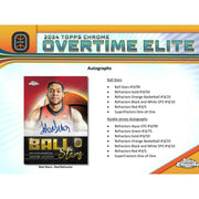 2023/24 Topps Chrome Overtime Elite Basketball Hobby 12-Box Case