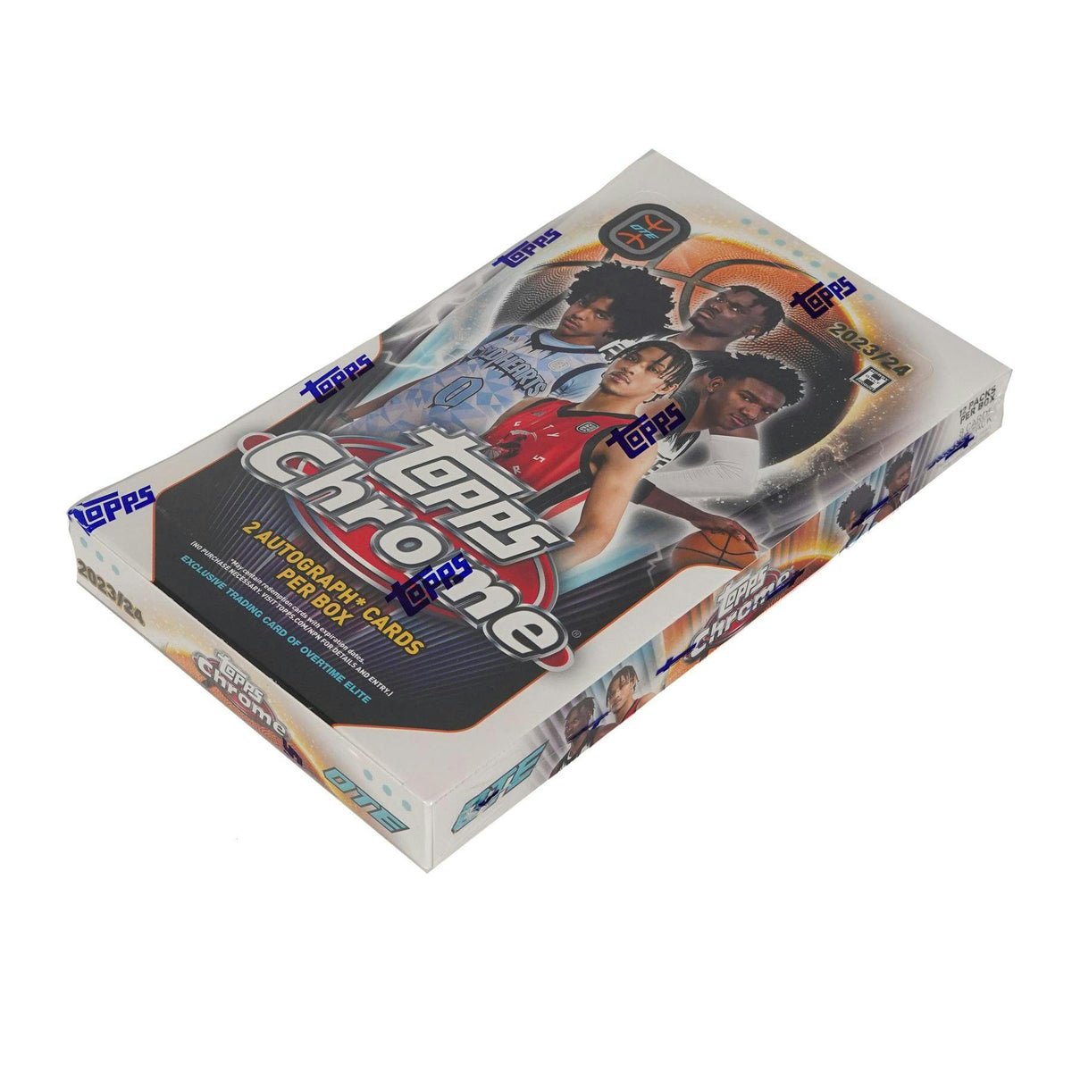 2023/24 Topps Chrome Overtime Elite Basketball Hobby 12-Box Case