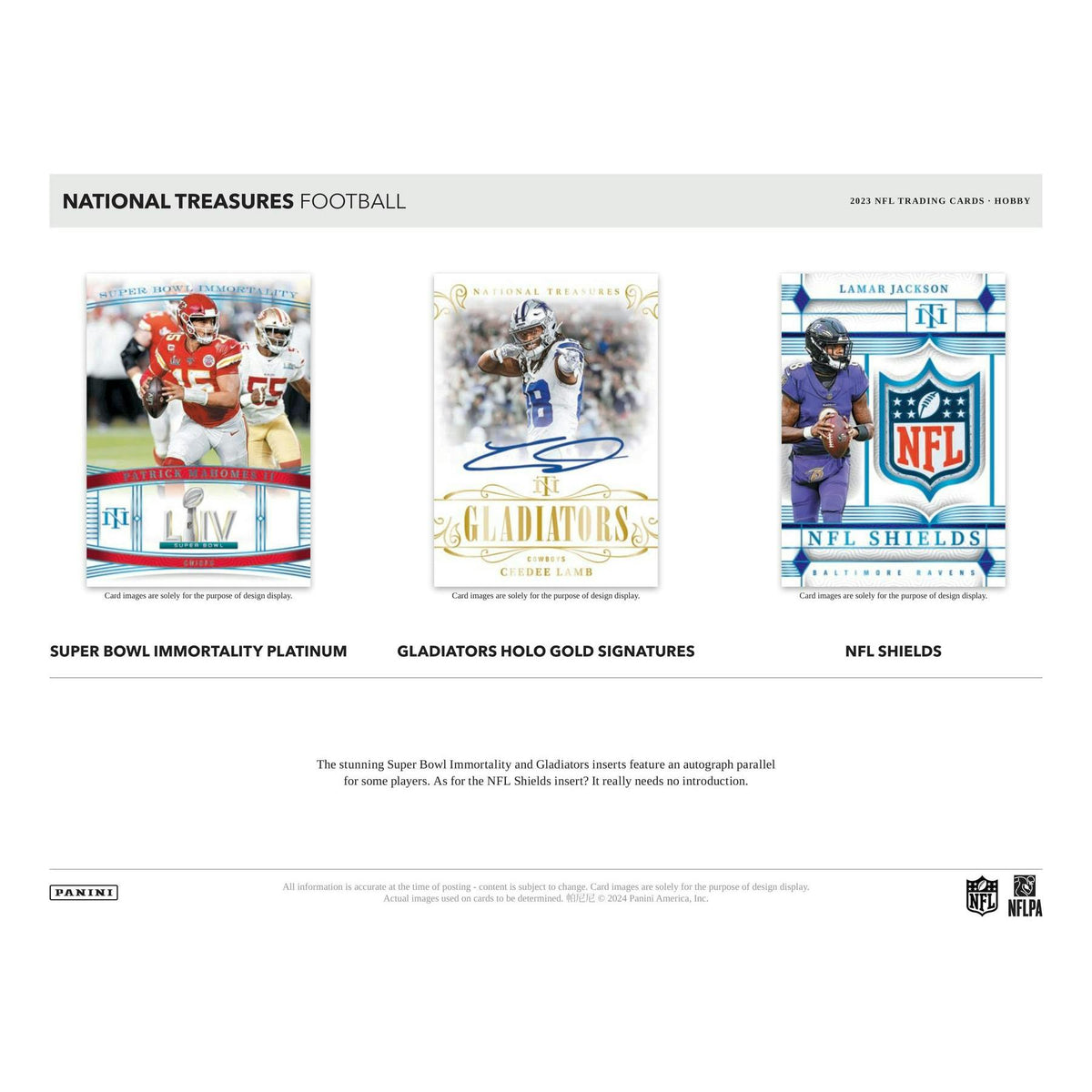 2023 Panini National Treasures Football Hobby 4-Box Case