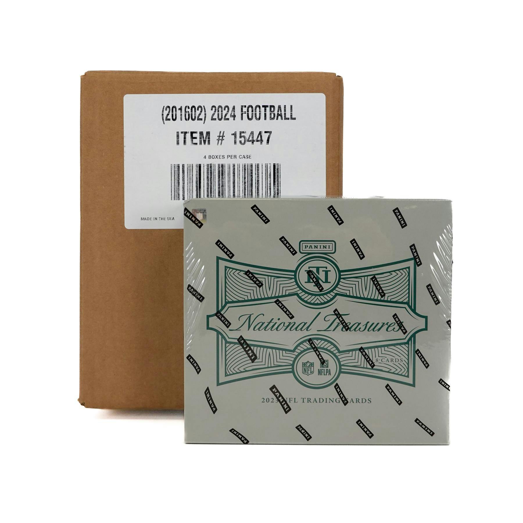 2023 Panini National Treasures Football Hobby 4-Box Case