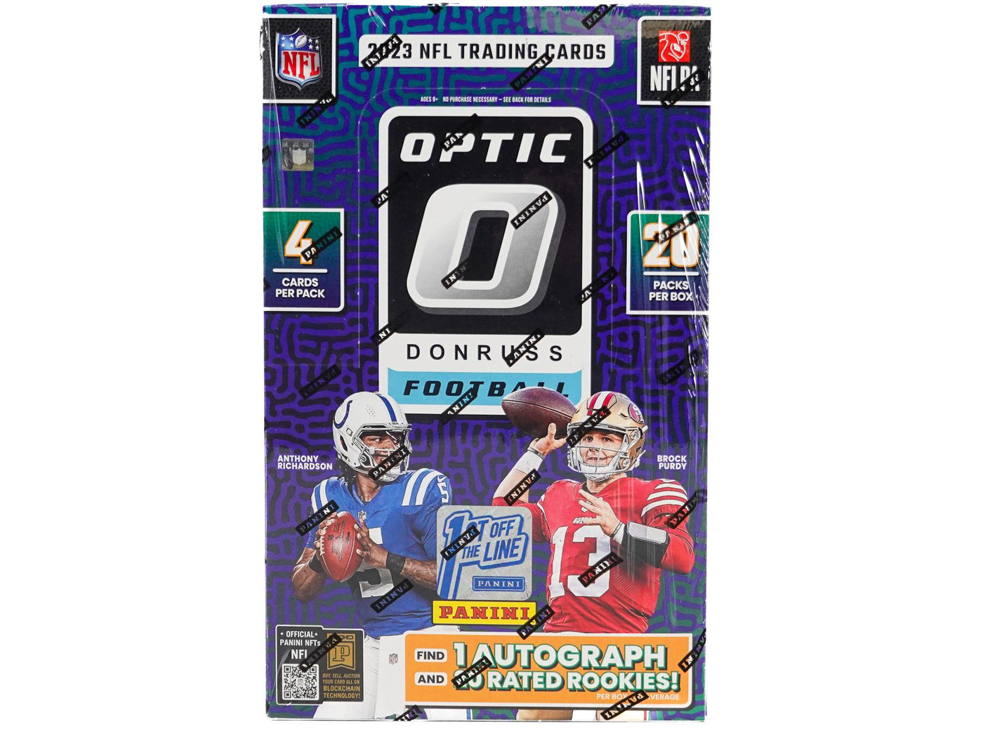 2023 Panini Donruss Optic Football 1st Off The Line FOTL Hobby Box