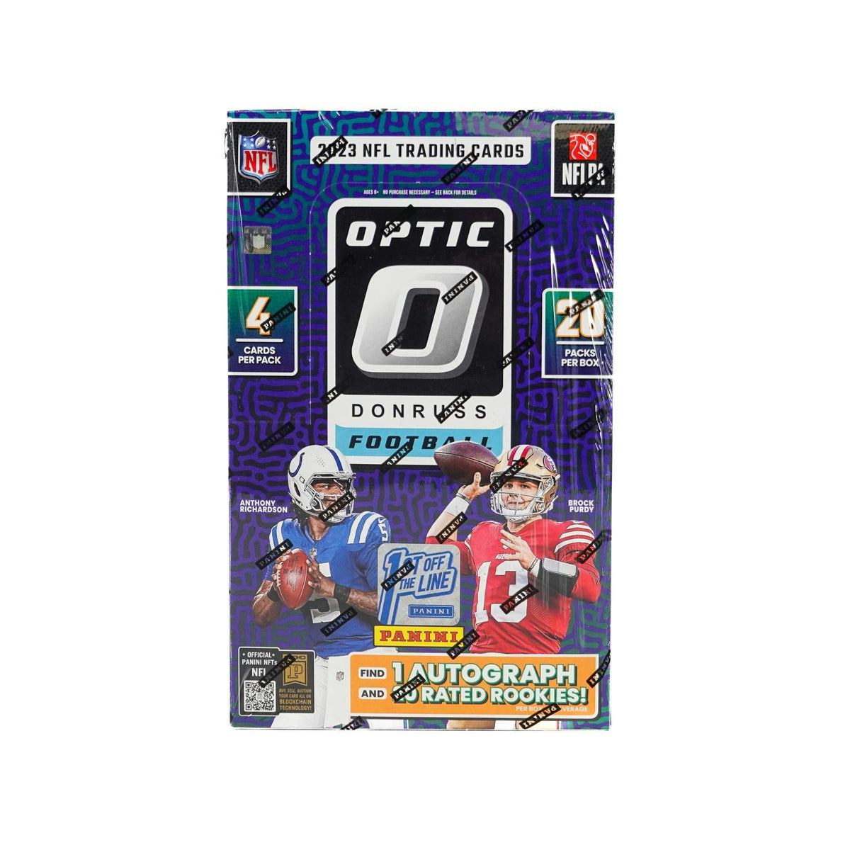 2023 Panini Donruss Optic Football 1st Off The Line FOTL Hobby Box