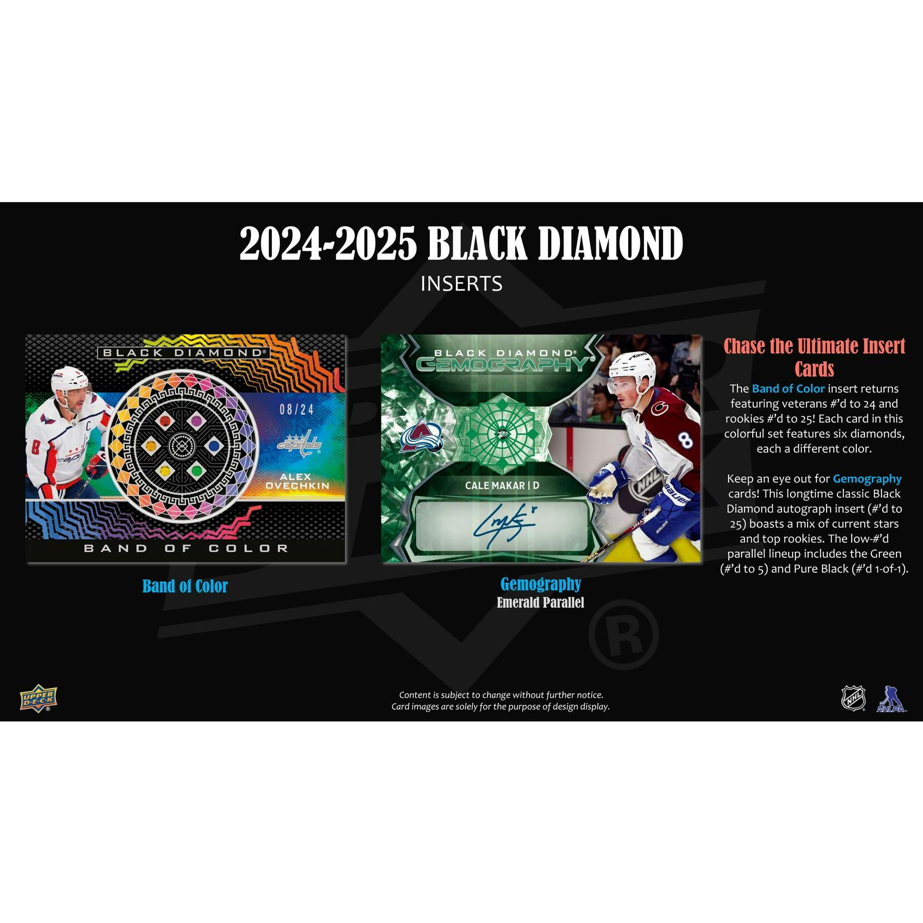 2024/25 Upper Deck Black Diamond Hockey Hobby Box