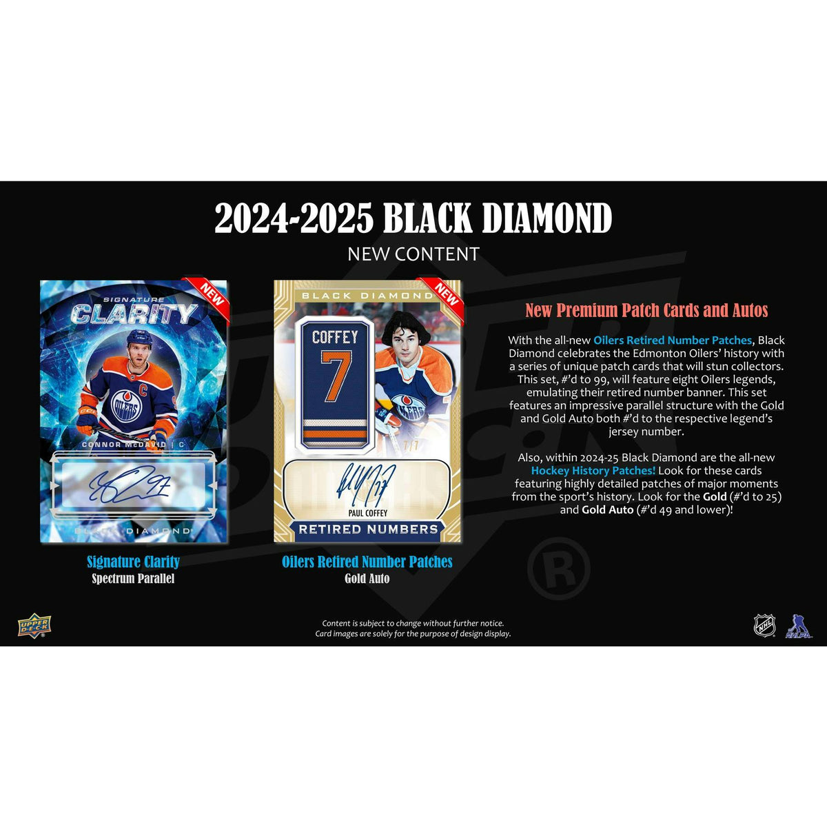2024/25 Upper Deck Black Diamond Hockey CDD Exclusive Hobby 5-Box Case
