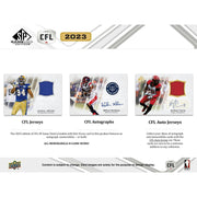 2023 Upper Deck SP Game Used CFL Football Hobby Box