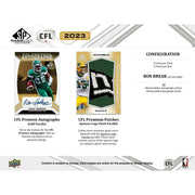 2023 Upper Deck SP Game Used CFL Football Hobby Box