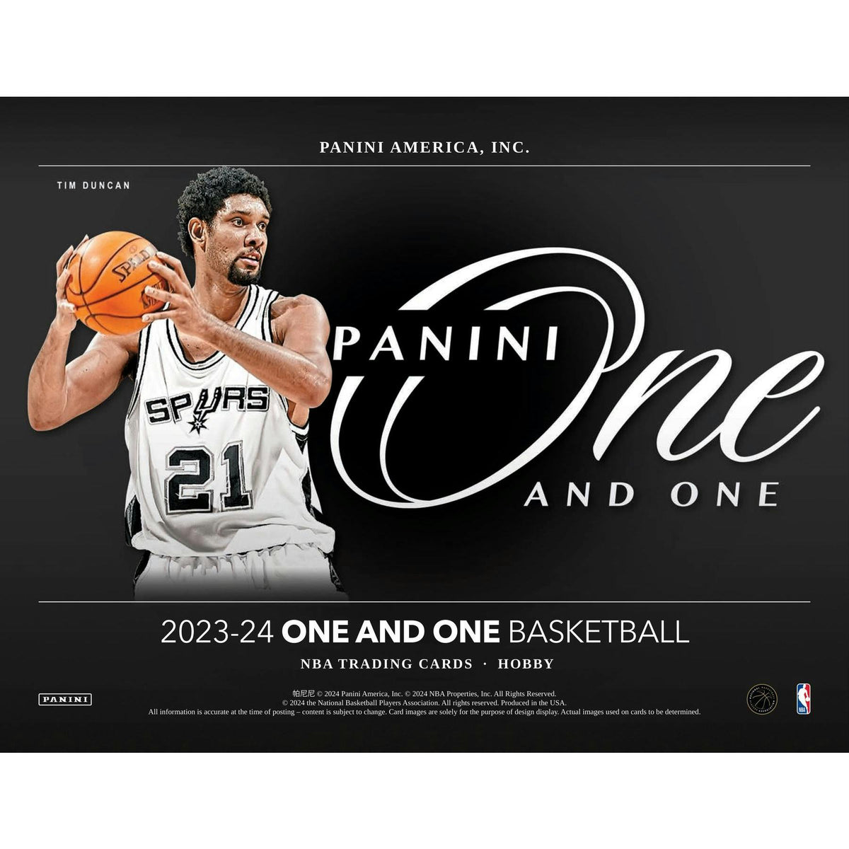 2023/24 Panini One and One Basketball Hobby 10-Box Case