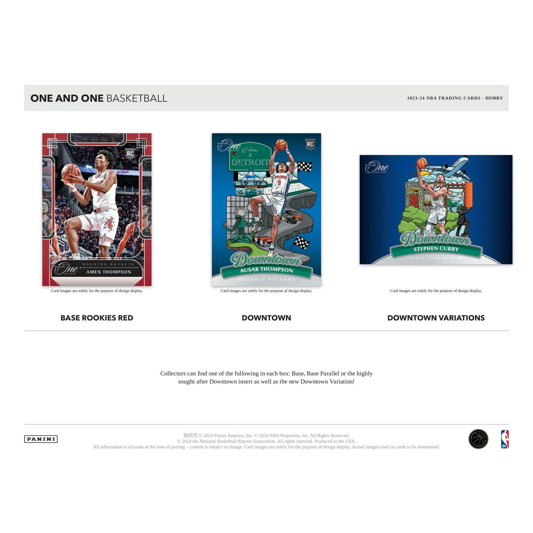 2023/24 Panini One and One Basketball Hobby 10-Box Case