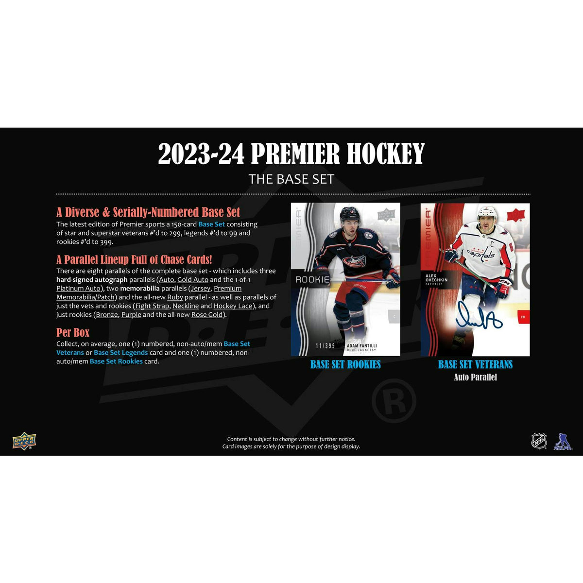 2023/24 Upper Deck Premier Hockey Hobby Box
