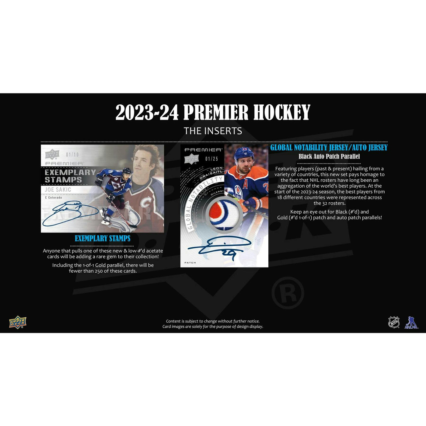 2023/24 Upper Deck Premier Hockey Hobby Box