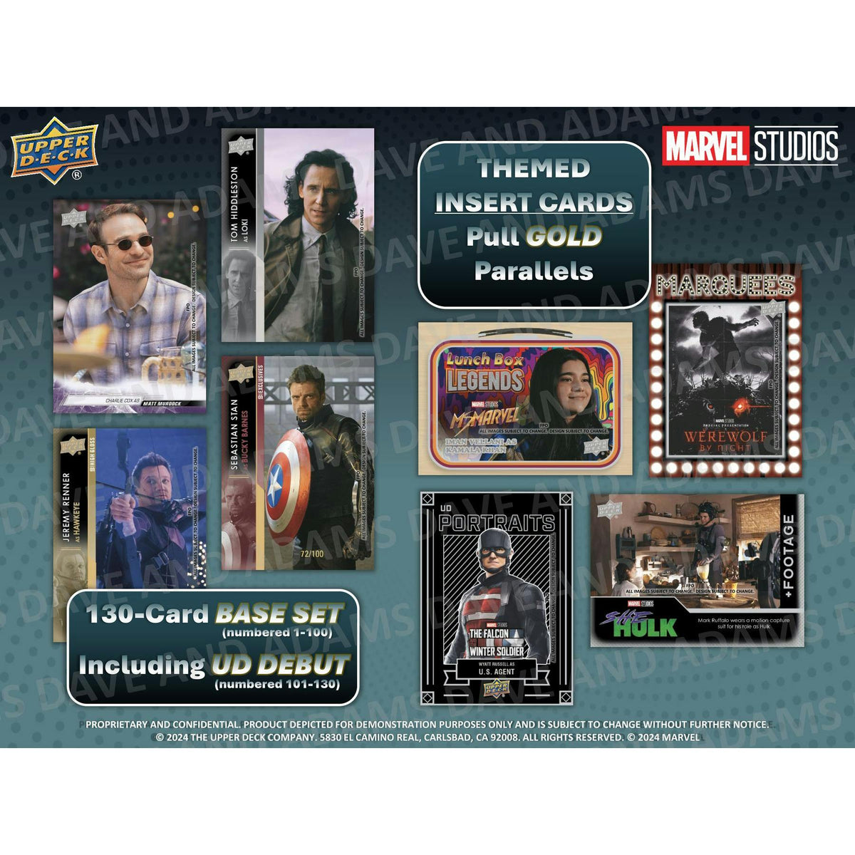 2024 Upper Deck Marvel Studios Series 1 Disney+ Hobby 6-Box Case