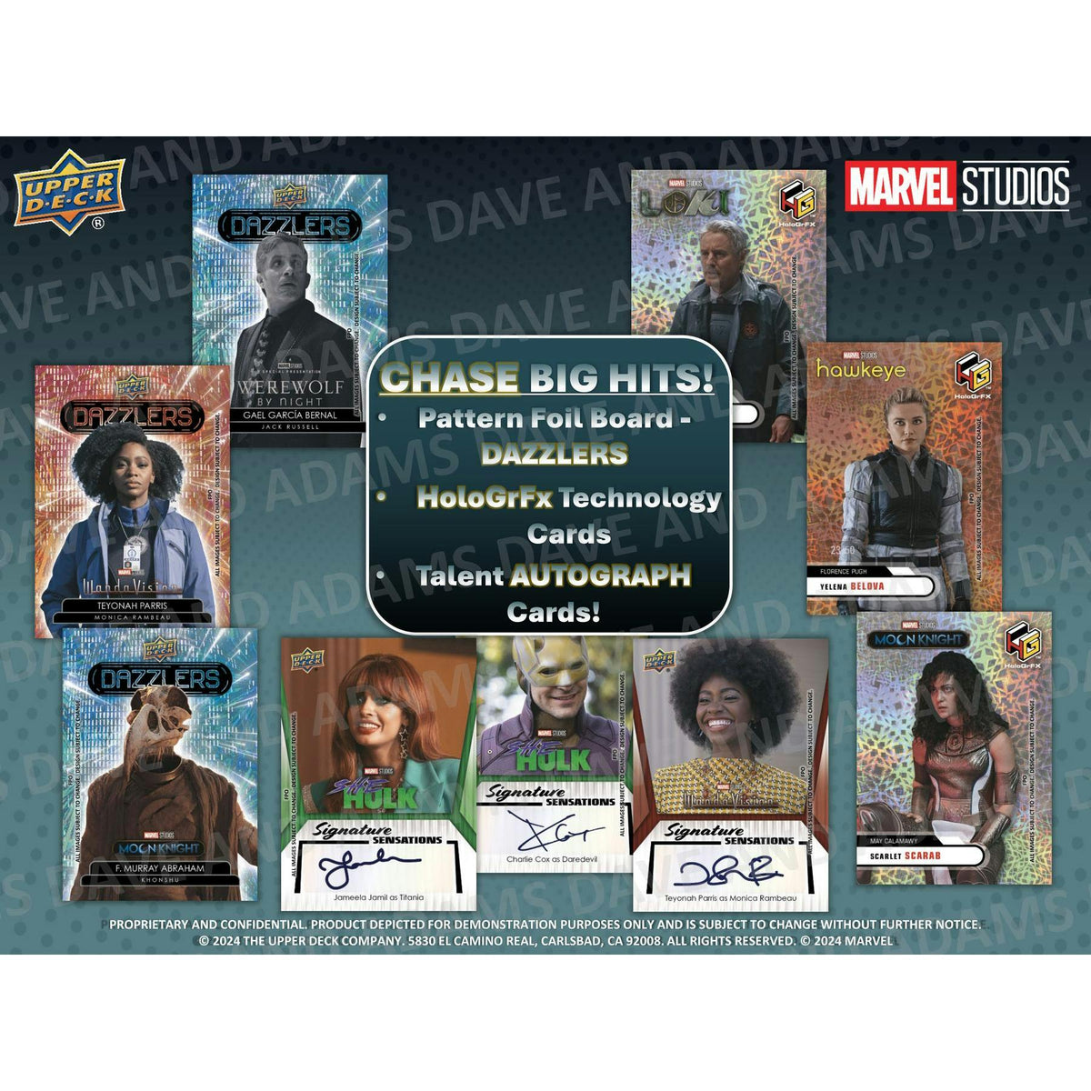 2024 Upper Deck Marvel Studios Series 1 Disney+ Hobby 6-Box Case