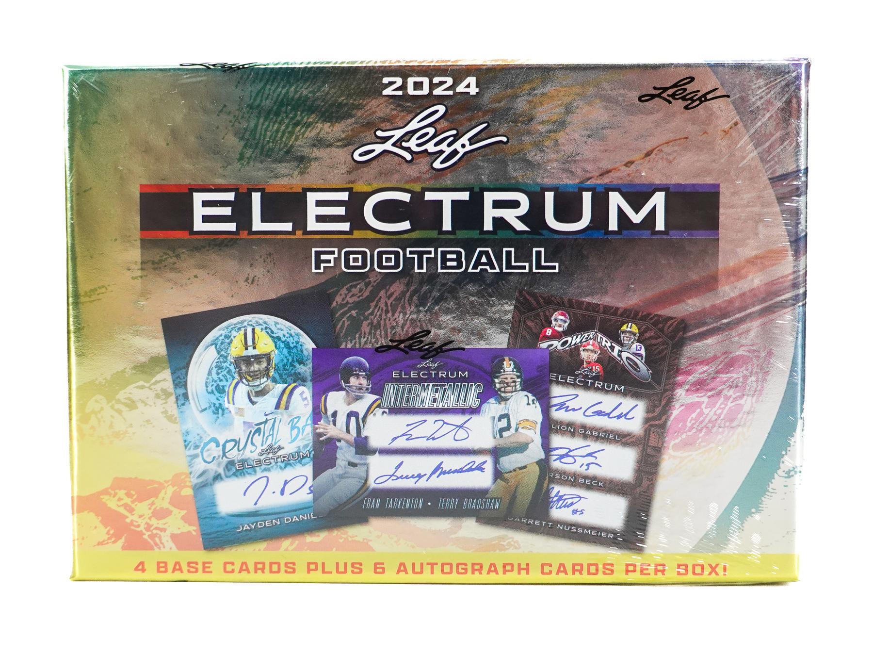2024 Leaf Electrum Football Hobby Box (Reed Buy)