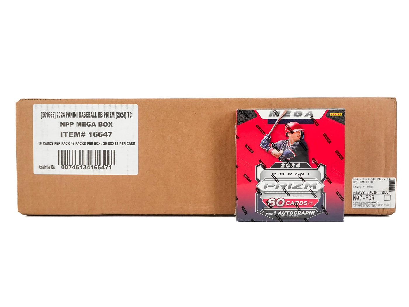 2024 Panini Prizm Baseball Mega 20-Box Case (Pink Ice)