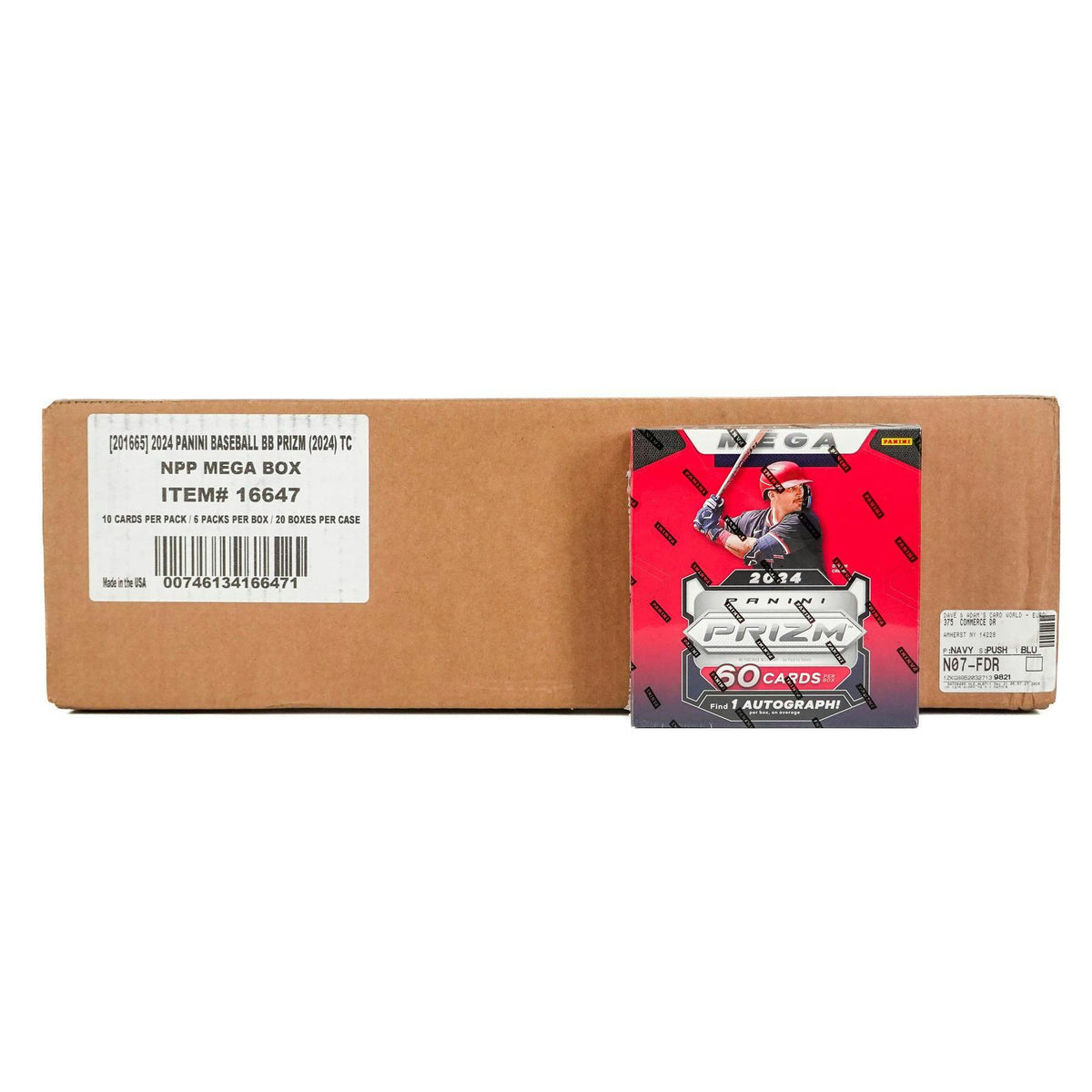 2024 Panini Prizm Baseball Mega 20-Box Case (Pink Ice)