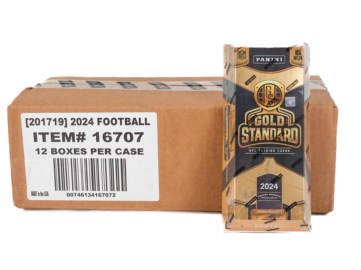 2024 Panini Gold Standard Football Hobby 12-Box Case