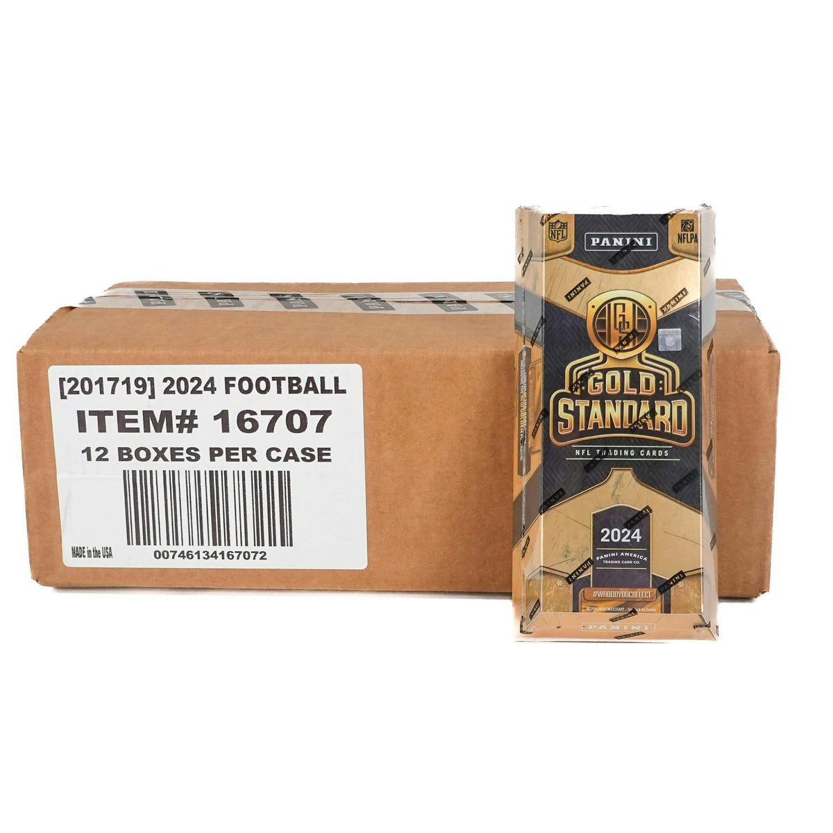 2024 Panini Gold Standard Football Hobby 12-Box Case
