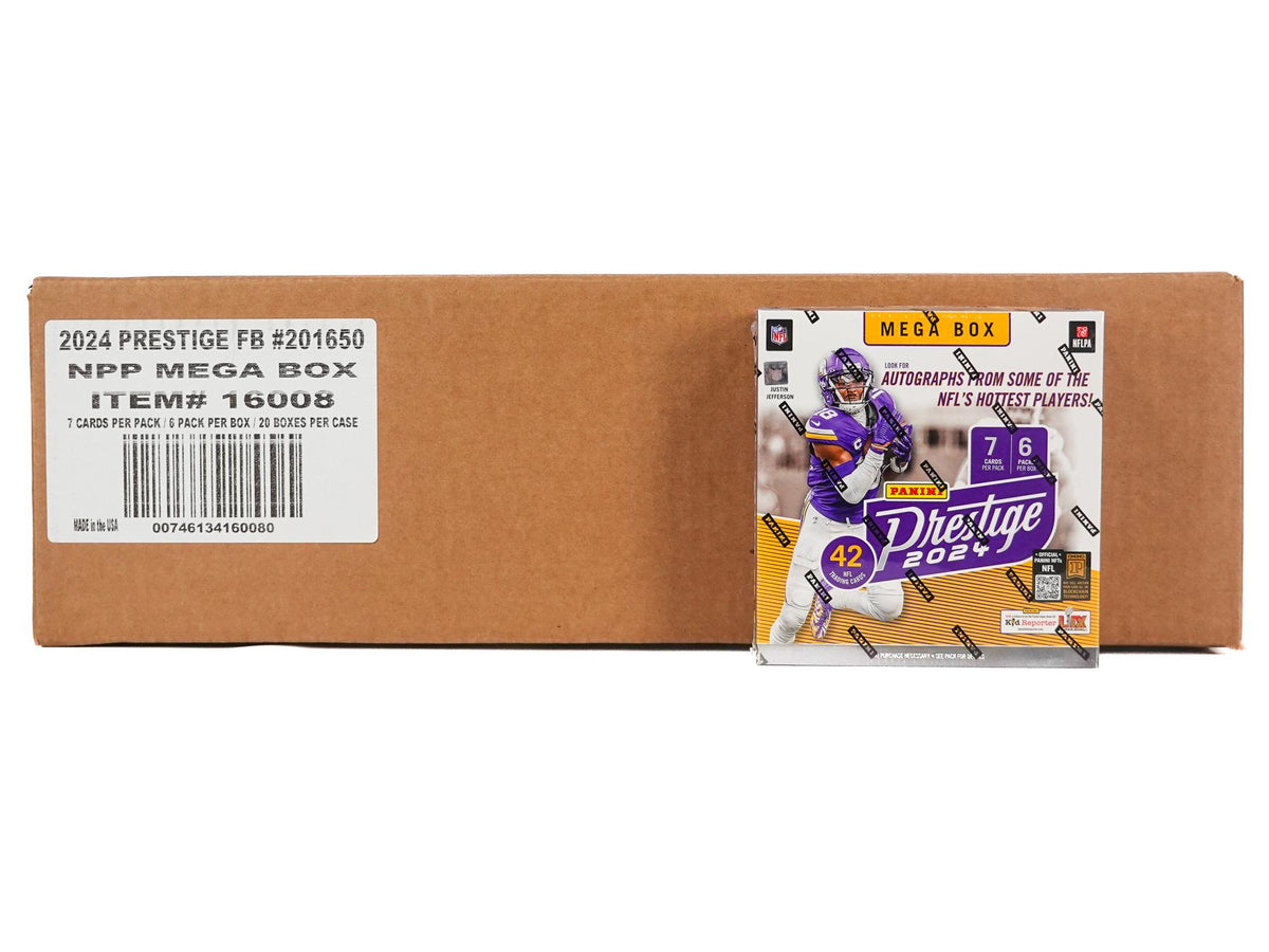2024 Panini Prestige Football Mega 20-Box Case (Hyper Parallels)